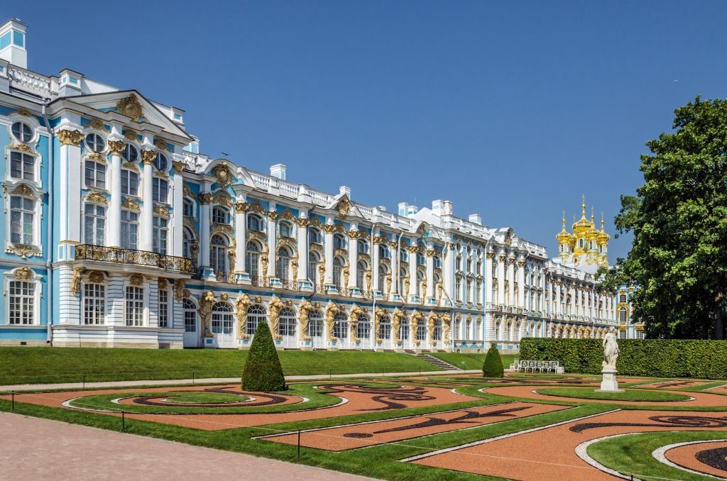 Catherine Palace and Park in Puskin